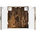 Armadio per Dartboard HAARLEM Rovere Fumo 52,5 x 10,5 x 53,5 cm - Foto miniatura 1