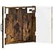 Armadio per Dartboard HAARLEM Rovere Fumo 52,5 x 10,5 x 53,5 cm - Foto miniatura 3