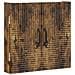 Armadio per Dartboard HAARLEM Rovere Fumo 52,5 x 10,5 x 53,5 cm - Foto miniatura 4