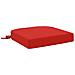 Cuscino per sedile a 1 pezzo SOEST 100% Poliestere Rosso - Foto miniatura 1