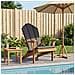 Sedia Adirondack da giardino Naturale Legno di teak solido - Foto miniatura 2