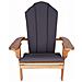 Sedia Adirondack da giardino Naturale Legno di teak solido - Foto miniatura 3