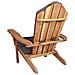 Sedia Adirondack da giardino Naturale Legno di teak solido - Foto miniatura 5