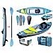 Canoa Gonfiabile Air Breeze Full Hp 1 107183 + Pagaia Touring-4 Div. In 4 Parti Tahe / - Foto miniatura 3