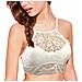 Top Reggiseno Erika H612 Lingerie Ricamata In Pizzo Super Sexy Coppe Imbottite - Bianco - Foto miniatura 1