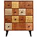 Cassettiera 60x30x75 cm in Legno Massello d'Acacia - Foto miniatura 4