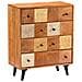 Cassettiera 60x30x75 cm in Legno Massello d'Acacia - Foto miniatura 6