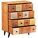 Cassettiera 60x30x75 cm in Legno Massello d'Acacia - Foto miniatura 9
