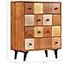 Cassettiera 60x30x75 cm in Legno Massello d'Acacia - Foto miniatura 10