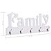 Appendiabiti A Muro Family 74x29,5 Cm - Foto miniatura 6