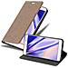 Custodia Compatibile Con Xiaomi Mi 5s Plus In Bruno Caffè - Coperchio Protettiva Con Chiusura Magnetica, Funzione Stand E Tasca Per Le Carte - Foto miniatura 1