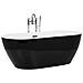 Vasca Da Bagno Freestanding Nera Carrera - Foto miniatura 7