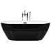 Vasca Da Bagno Freestanding Nera Carrera - Foto miniatura 9