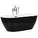 Vasca Da Bagno Freestanding Nera Carrera - Foto miniatura 4