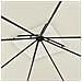 Gazebo Con Tetto Doppio Estendibile 3x3x2,75 M Crema 180 G / m² - Foto miniatura 2