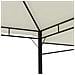 Gazebo Con Tetto Doppio Estendibile 3x3x2,75 M Crema 180 G / m² - Foto miniatura 13