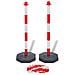 Set Stradale con 4 Pali e 2 Catene in Plastica 10 m Ciascuna - Foto miniatura 4