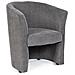 Poltrona In Legno E Tessuto Antracite Belize 64,5x63x H76 Cm - Foto miniatura 1