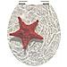 Tavoletta WC Lucida con Chiusura Ammortizzata RED STARFISH MDF - Foto miniatura 1