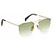 Occhiali Da Sole 1001 / s Cat. 3 Wayfarer Acciaio Oro / marrone - Foto miniatura 2