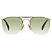 Occhiali Da Sole 1001 / s Cat. 3 Wayfarer Acciaio Oro / marrone - Foto miniatura 3