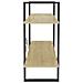 Libreria 2 Ripiani Rovere Sonoma 100x30x70 cm Legno Multistrato - Foto miniatura 5