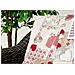 Telo Arredo Granfoulard Copritutto Cotone Made Italy Vari Disegni Arredatutto Copriletto Multiuso 2 Piazze Margot Rosso - Foto miniatura 3
