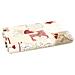 Telo Arredo Granfoulard Copritutto Cotone Made Italy Vari Disegni Arredatutto Copriletto Multiuso 2 Piazze Margot Rosso - Foto miniatura 4