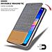 Custodia Compatibile Con Xiaomi Redmi 7 In Grigio Chiaro Marrone - Coperchio Protettiva Con Chiusura Magnetica, Funzione Stand E Tasca Per Le Carte - Foto miniatura 7