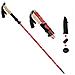 Bastone Da Trekking In 5 Sezioni Con Lunghezza Regolabile Red - Foto miniatura 1