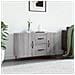 Credenza Grigio Sonoma 100x36x60 Cm In Legno Multistrato - Foto miniatura 1