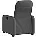 Poltrona Reclinabile In Tessuto Grigio Scuro - Foto miniatura 3