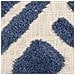 Cuscino Decorativo Jacaranda Cotone 45 X 45 Cm Geometrico Trapuntato Blu - Foto miniatura 4
