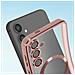 Cover Magsafe Per Samsung S24 In Silicone Bordo Cromato - Foto miniatura 4