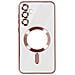 Cover Magsafe Per Samsung S24 In Silicone Bordo Cromato - Foto miniatura 1