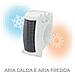 Stufetta Elettrica Termoventilatore Due In Uno Caldo Freddo Top Heat - Foto miniatura 2