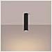 Lampada Da Soffitto Karbon 30 Nero Sl. 1570 - Minimalista Lampada Da Soffitto Nero 30x6.5x6.5 Cm - Foto miniatura 4