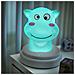Ippopotamo Led Luce Notturna Silly Hippo Design Divertente, Verde Acqua - Foto miniatura 4