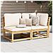 Lusso Casadino -  Set Salotto Da Giardino 2 Pz Con Cuscini Legno Massello Acacia - Foto miniatura 8