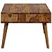 Tavolino Da Salotto 110x50x35 Cm In Legno Massello Di Acacia - Foto miniatura 4