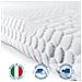 Topper Viscoelastico Memory Foam H3 | Correttore Per Materasso | Topper Per Materasso Con Fodera Removibile | Antibatterico 165x200 - Foto miniatura 3