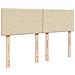Giroletto a Molle con Materasso Crema 160x200 cm in Tessuto - Foto miniatura 7