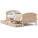 Letto senza Materasso 75x190 cm in Legno Massello Pino - Foto miniatura 1