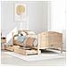 Letto senza Materasso 75x190 cm in Legno Massello Pino - Foto miniatura 2