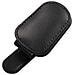 Clip Portaocchiali Da Sole In Pelle Pu Per Aletta Parasole Auto - Organizzatore Multifunzionale Per Occhiali E Biglietti Black - Foto miniatura 2