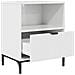Comodini 2 pcs Bianco lucido 49 x 36 x 61 cm Legno multistrato - Foto miniatura 4