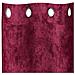 Tenda con tende 2 pcs Rosso vino 245 x 140 cm Velluto - Foto miniatura 5