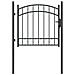 Cancello per recinzione con blocco Grigio 100 x 100 cm - Foto miniatura 1