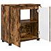 Mobile per lavabo da bagno Rovere fumé 60 x 30 x 60 cm - Foto miniatura 5