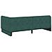 Cornice del letto ad angolo Verde Scuro 100 x 200 cm Velluto - Foto miniatura 7